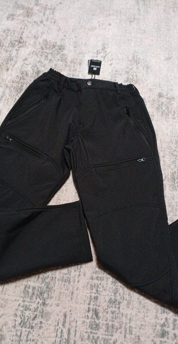 Fermuarlı Siyah Erkek Outdoor Eşofman - Görsel 5