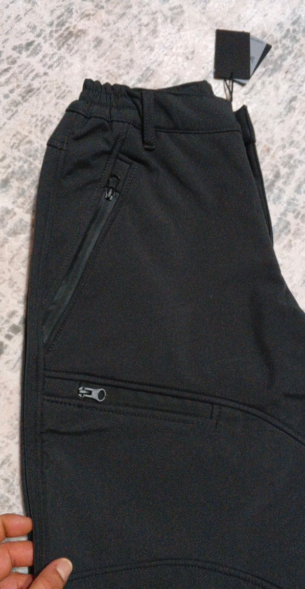 Fermuarlı Siyah Erkek Outdoor Eşofman - Görsel 4