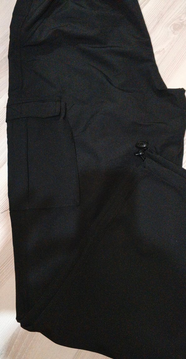 Siyah Kadın Midi Kumaş Pantolon - Görsel 4