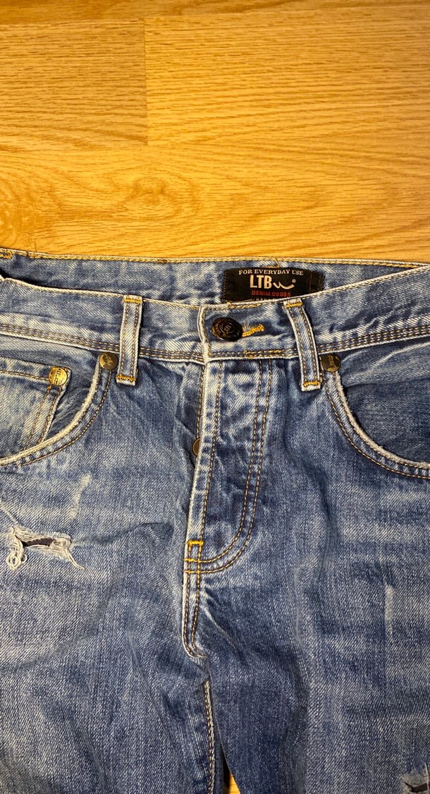 LTB Mavi Rahat Kesim Erkek Denim Pantolon - Görsel 4