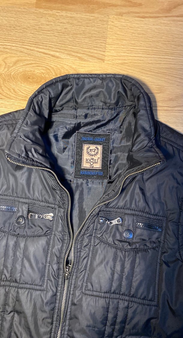 Kığılı Erkek Siyah Fermuarlı Biker Yelek - Görsel 4