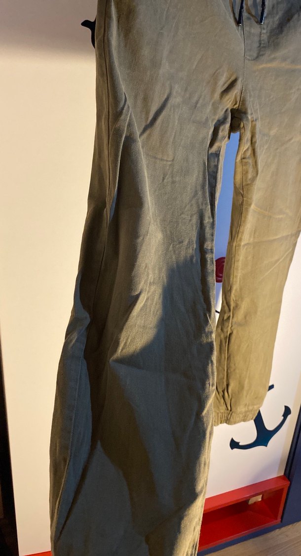 Erkek Haki Slim Jogger Pantolon Bershka - Görsel 2