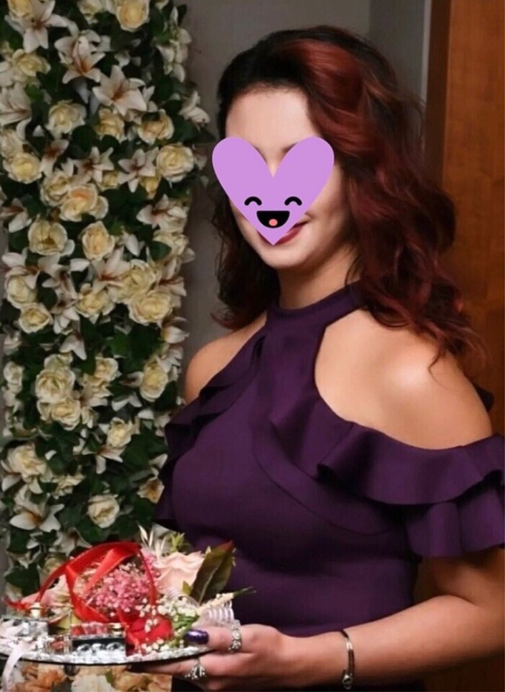 Mor Volanlı Straplez Midi Elbise - Görsel 4