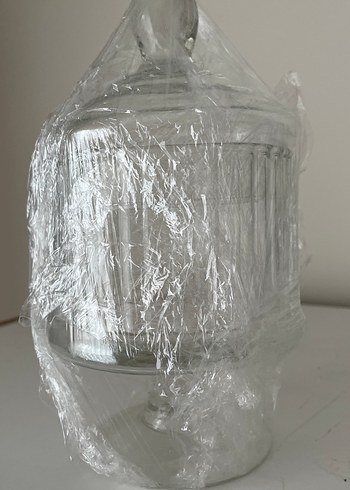 Beyaz Cam Kapaklı Mutfak Kabı - Görsel 2