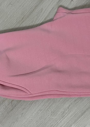 Pembe Rahat Kesim Kadın Eşofman Altı - Görsel 3