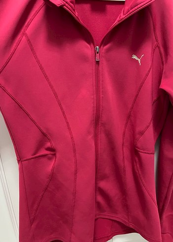 Pembe Fermuarlı Kadın Atletik Ceket - Görsel 3
