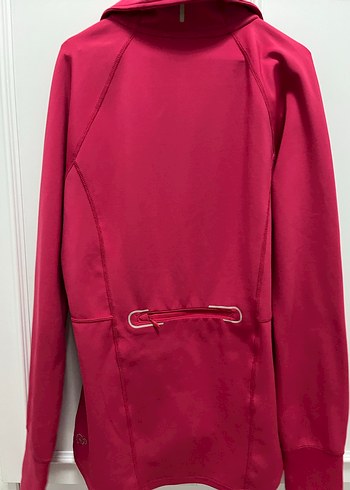 Pembe Fermuarlı Kadın Atletik Ceket - Görsel 4