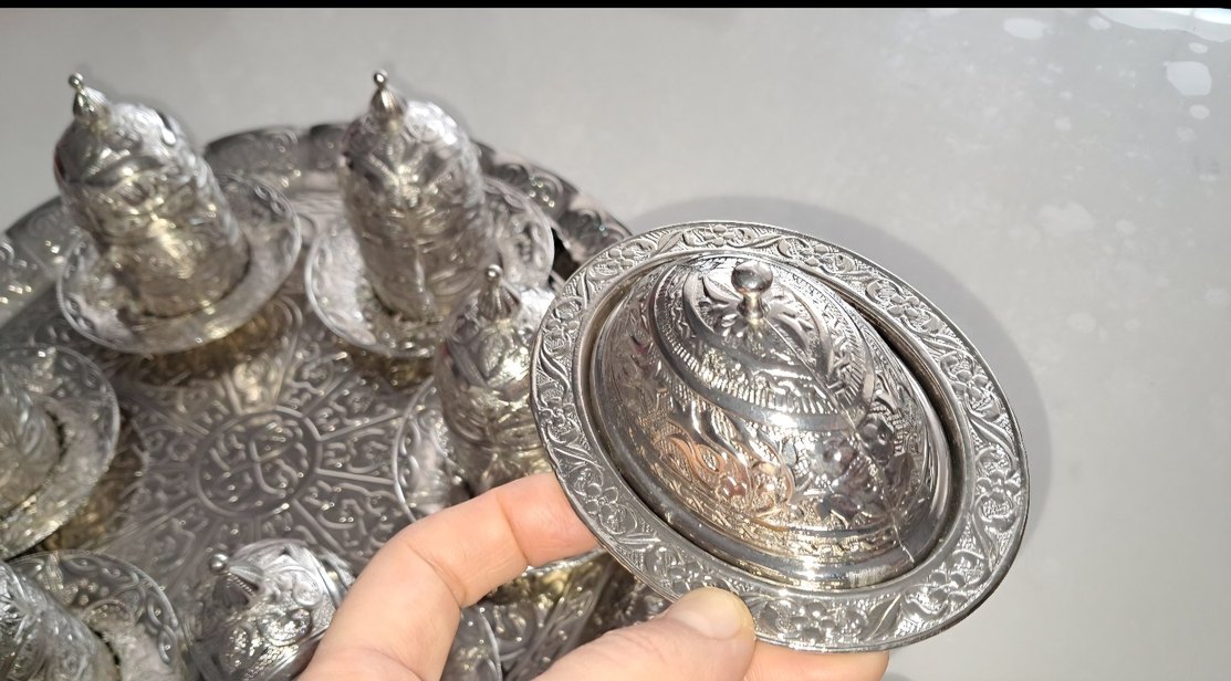 SIFIR Bakır Fincan Takımı - Görsel 5