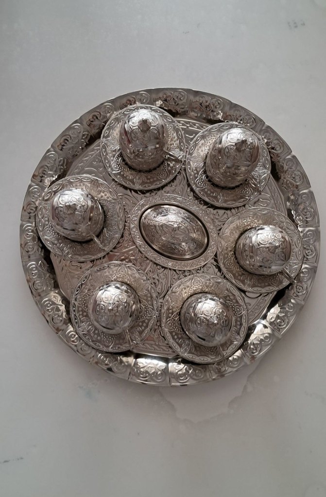 SIFIR Bakır Fincan Takımı - Görsel 2