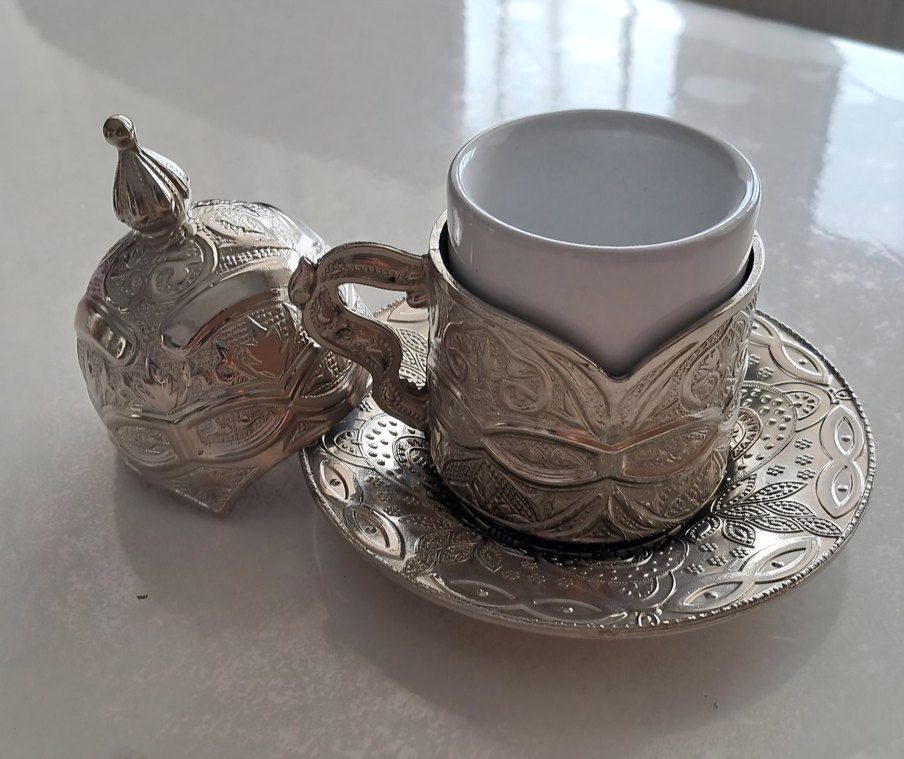 SIFIR Bakır Fincan Takımı - Görsel 4