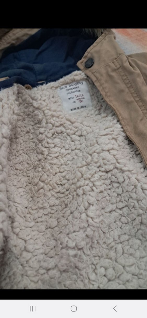 Zara BabyBoy Mont - Görsel 5