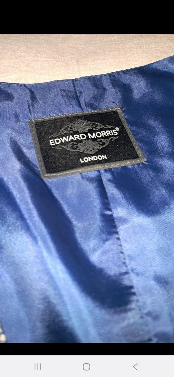 Erkek Düğmeli Klasik Yelek - Mavi Gri - Görsel 5