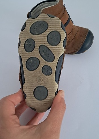 Kahverengi Süet Erkek Bebek İlk Adım Ayakkabısı - Görsel 3