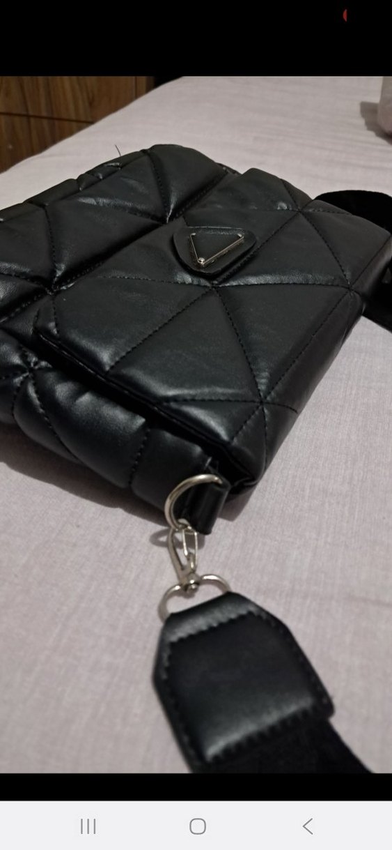 Siyah Deri Kadın Çanta - Görsel 2