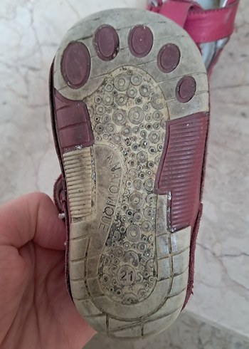 Pembe Kız Bebek İlk Adım Ayakkabısı - Görsel 3