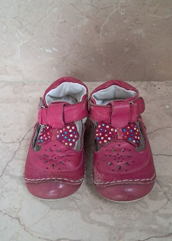 Pembe Kız Bebek İlk Adım Ayakkabısı - Görsel 2