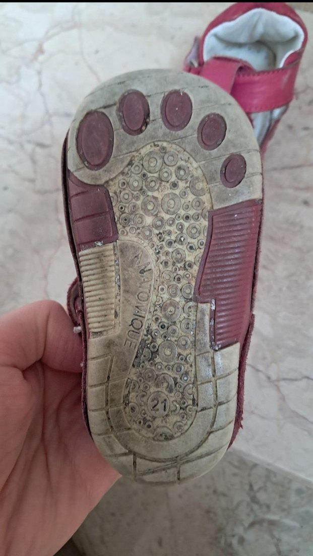 Pembe Kız Bebek İlk Adım Ayakkabısı - Görsel 3