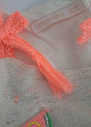 Kolsuz Beyaz Nakışlı Kız Elbisesi - Görsel 3