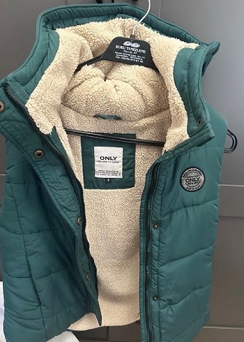 ONLY Kız Çocuk/ Kadın Yeşil Yelek - Görsel 3