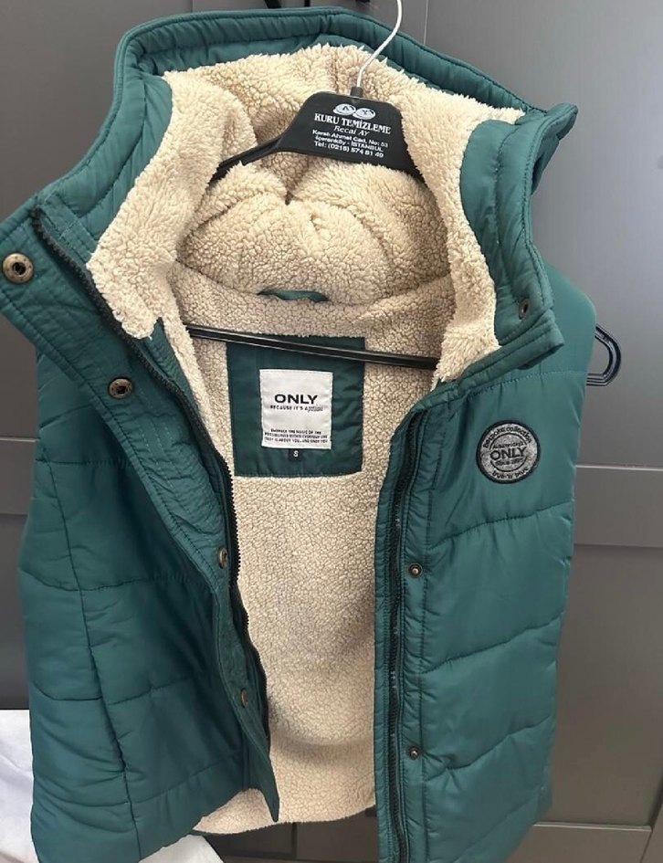 ONLY Kız Çocuk/ Kadın Yeşil Yelek - Görsel 3