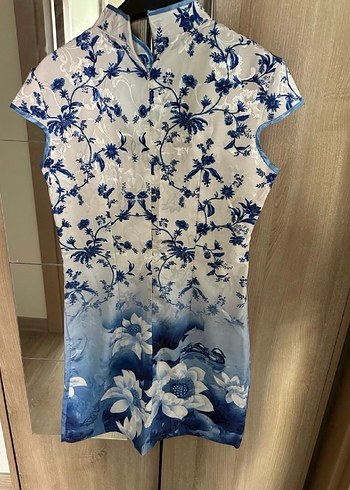 Geleneksel Çin Saten Kimono - Görsel 2