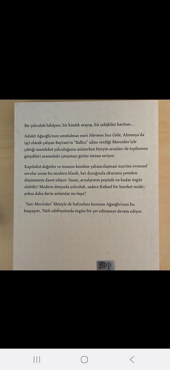 Adalet Ağaoğlu Fikrimin İnce Gülü Roman - Görsel 3