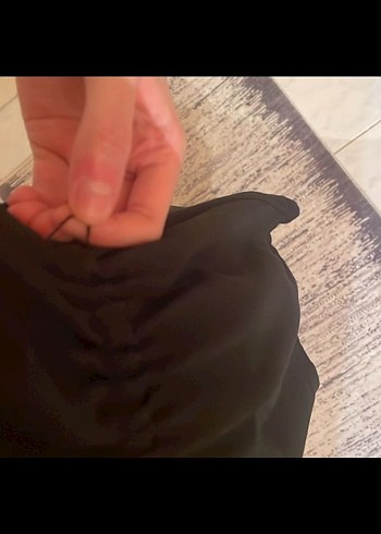 Siyah Kalın Askılı Mini Elbise - Görsel 2