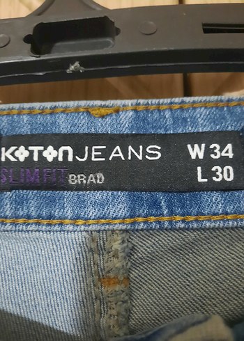 Sıfırdan Farksız Koton Kot Pantolon - 34/30 - 5SAM40038ID - Görsel 2