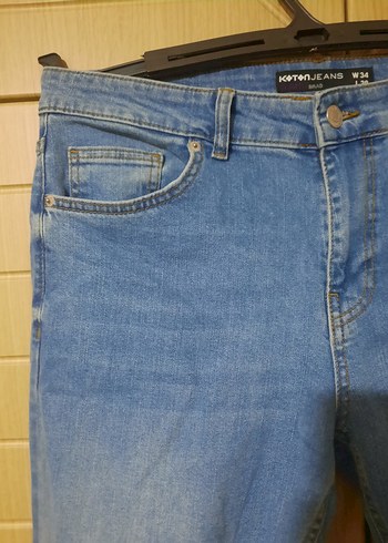 Sıfırdan Farksız Koton Kot Pantolon - 34/30 - 5SAM40038ID - Görsel 3