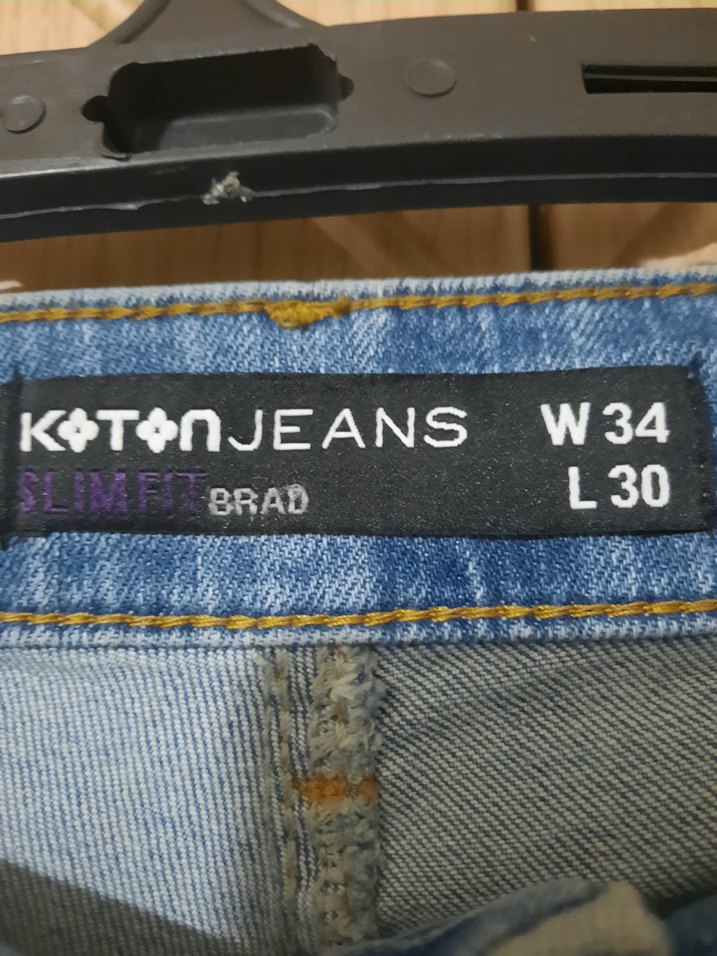 Sıfırdan Farksız Koton Kot Pantolon - 34/30 - 5SAM40038ID - Görsel 2