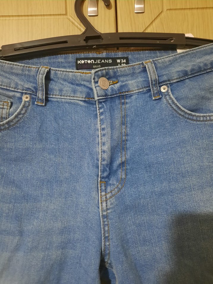 Sıfırdan Farksız Koton Kot Pantolon - 34/30 - 5SAM40038ID - Görsel 5