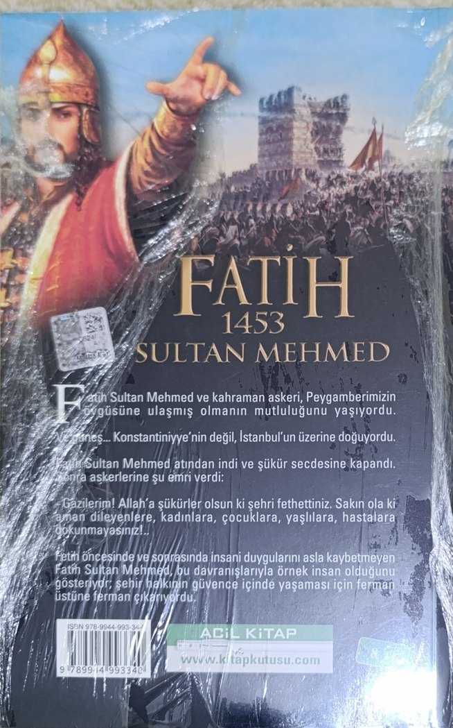 Fatih Sultan Mehmed 1453 Tarih Kitabı - Görsel 2