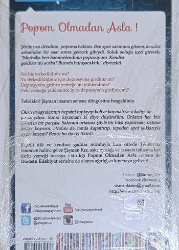 Pembe Baskılı Popom Olmadan Asla! - Görsel 2