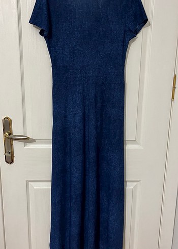 Kadın Lacivert Uzun Elbise - Görsel 3