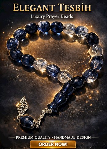 Erkek Mavi Gotik Tespih - Görsel 3