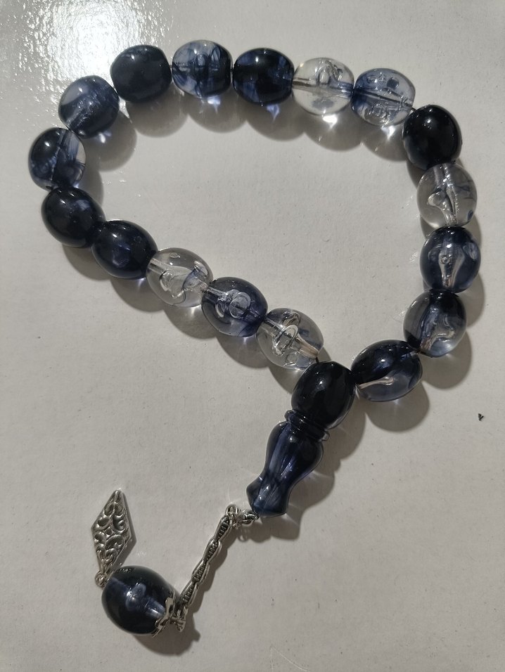 Erkek Mavi Gotik Tespih - Görsel 4