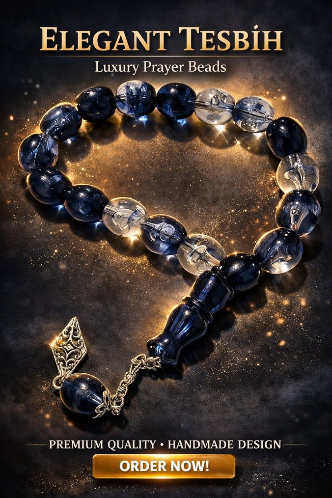 Erkek Mavi Gotik Tespih - Görsel 3