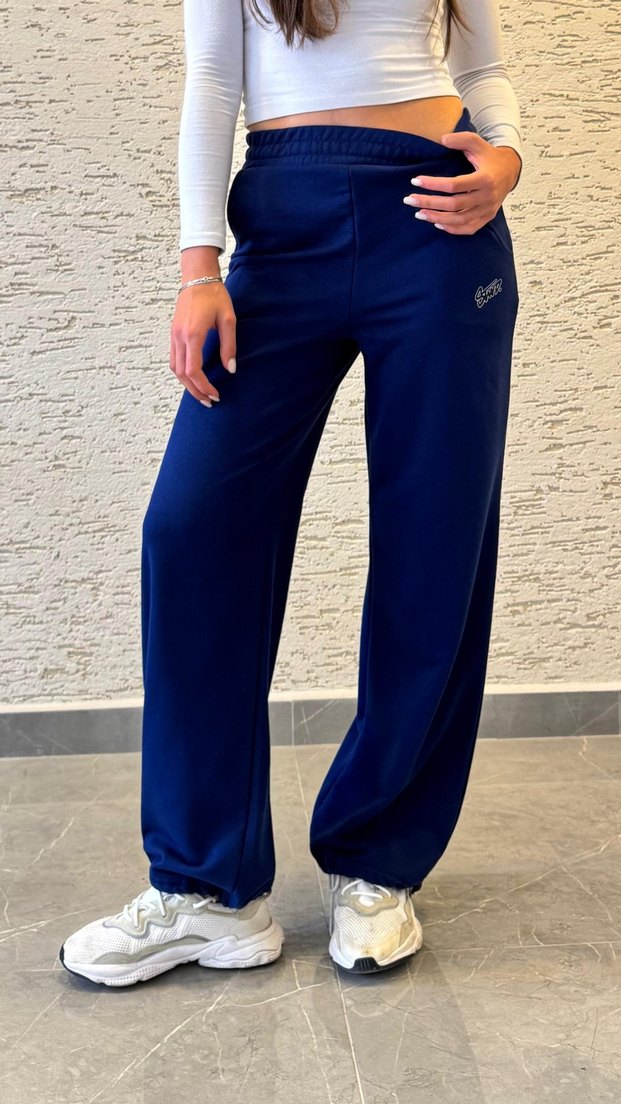 Kadın Lacivert Rahat Kesim Eşofman Altı - Görsel 2