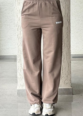 Bej Rahat Kesim Kadın Eşofman Altı - Görsel 4