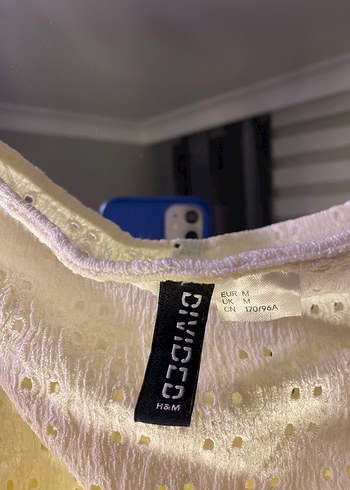 Kadın Beyaz Dantel İşlemeli Bluz - Görsel 2