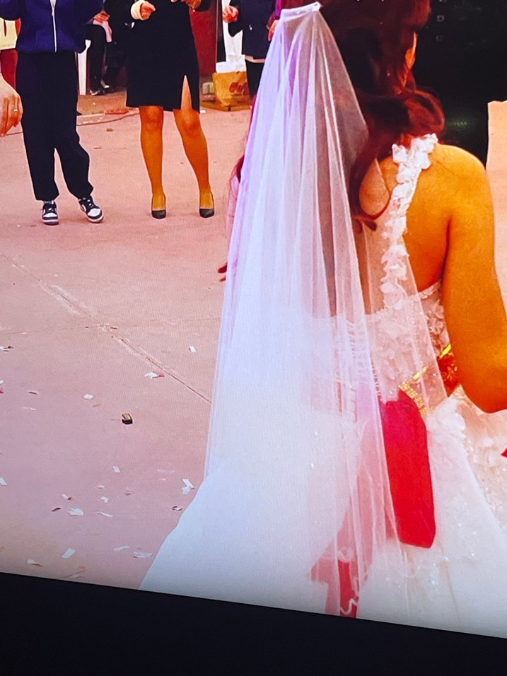 Modern Klasik Straplez A Kesim Beyaz Gelinlik - Görsel 5