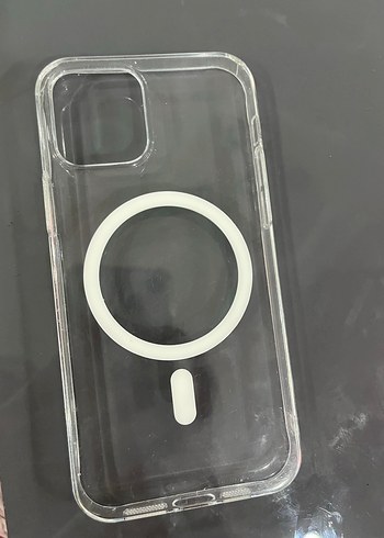 Şeffaf Beyaz Manyetik Telefon Kılıfı iphone12 - Görsel 2