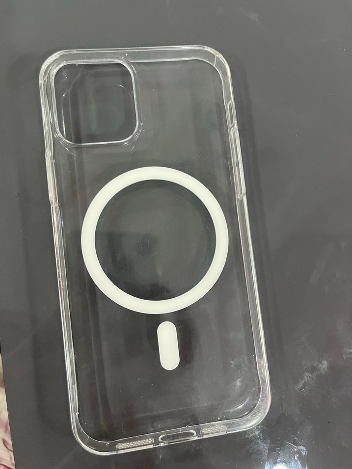 Şeffaf Beyaz Manyetik Telefon Kılıfı iphone12 - Görsel 2