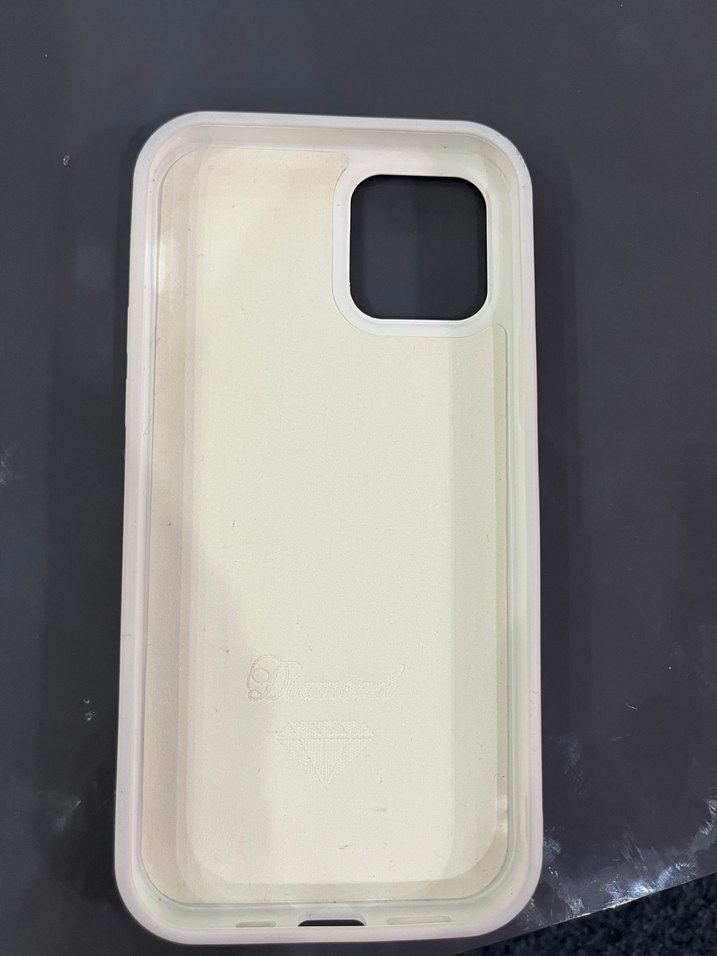 Beyaz Payetli Telefon Kılıfı Apple 12 - Görsel 2