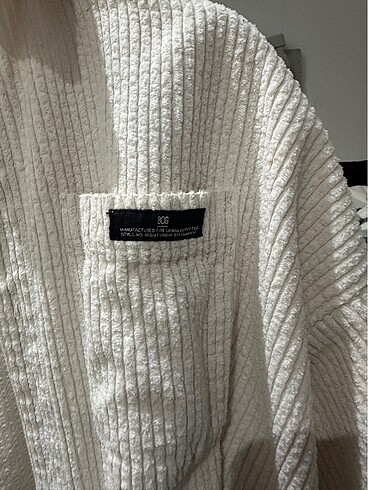 Urban Outfitters bdg oversize fitilli kadife gömlek