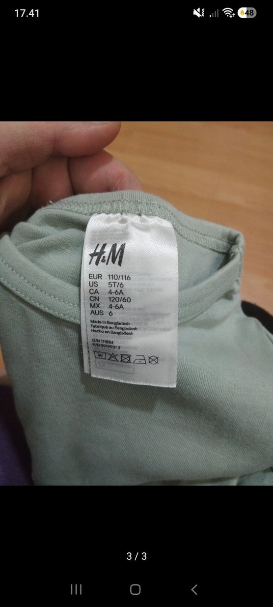 Çocuk tişört Kısa Kollu Pastel Renk - Görsel 3