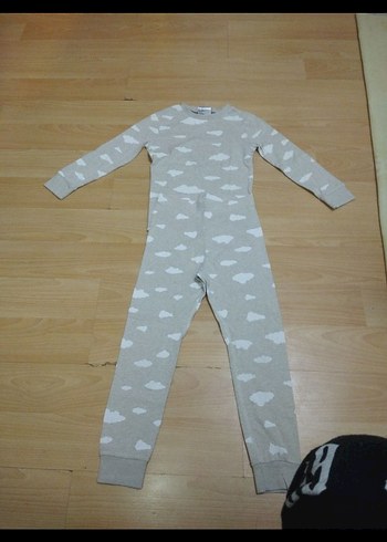 Gri Bulut Desenli çocuk takım - Görsel 2