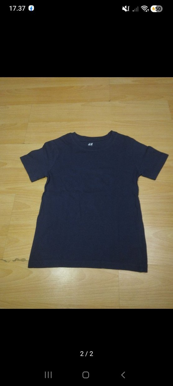 Erkek Lacivert Kısa Kollu Tişört - Görsel 2