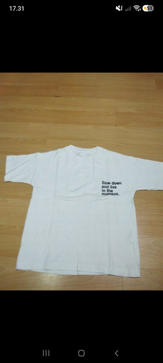 Beyaz Pamuklu Rahat Kesim Erkek çocuk Tişört 4/6 yaş - Görsel 4