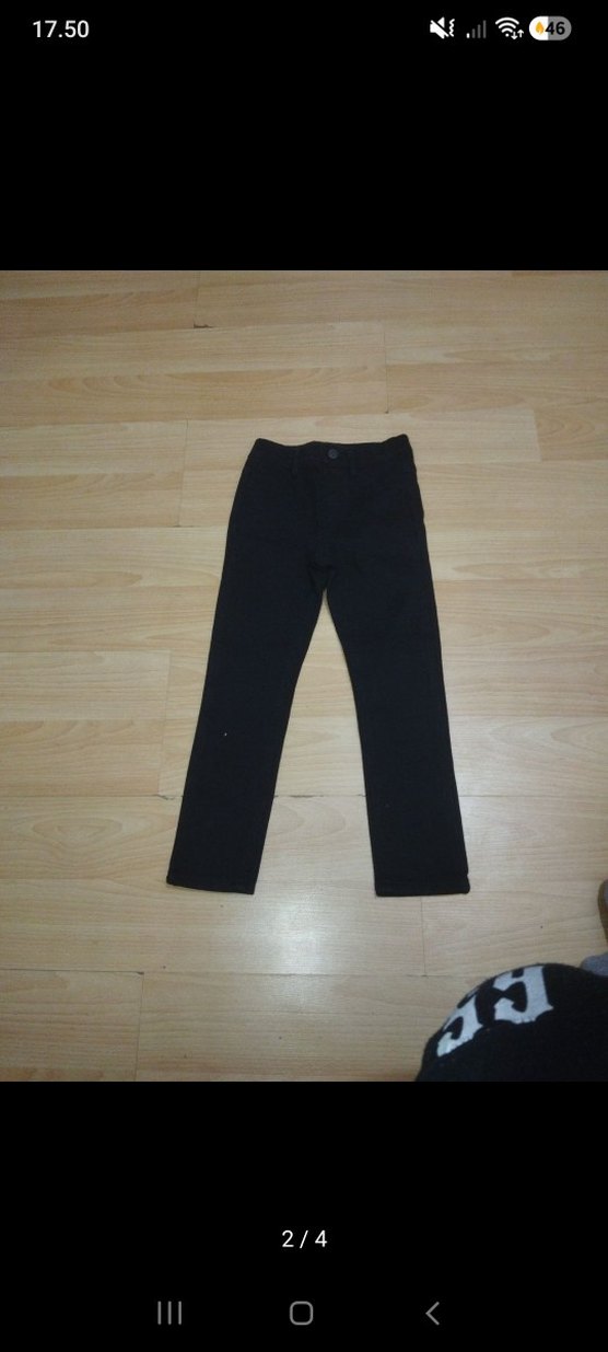 Erkek Çocuk Siyah Denim Pantolon - Görsel 2